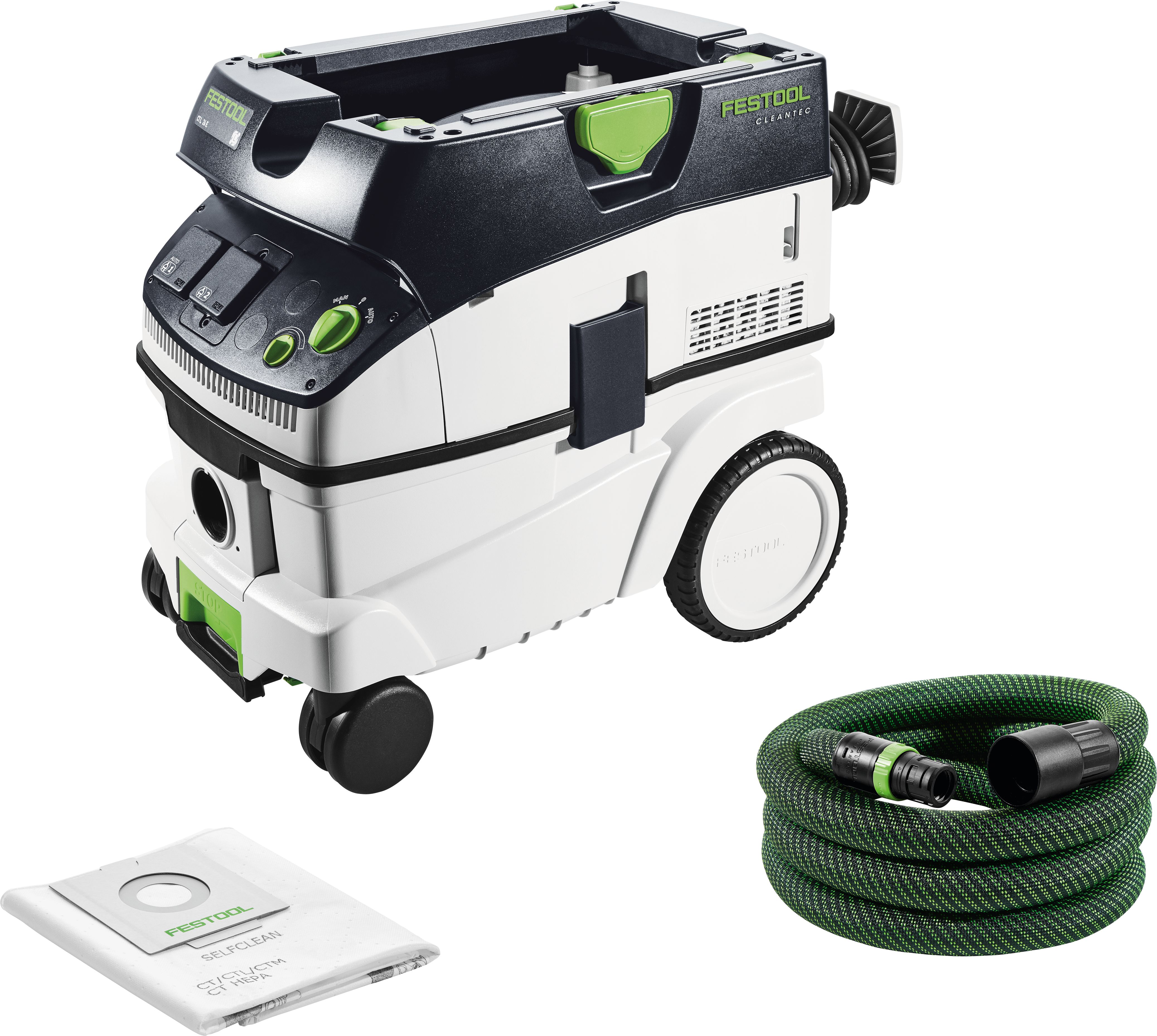 Produktbild Absaugmobil CLEANTEC CTL 26 E SD E/A, Gras, Rasen, Rasenmäher, Pflanze, Werkzeug