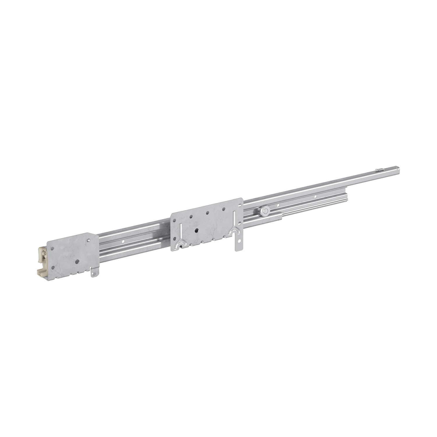HETTICH Auszugsführung Quadro Duplex 25, Silent System kompatibel, Push to open kompatibel, EB 292 mm / 392 mm, 730 mm, rechts