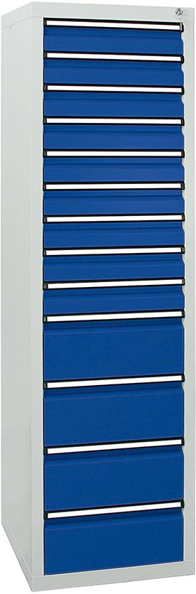 Stumpf Schubladenschrank 13 SLR 1800x500x500 mm 7035/5010