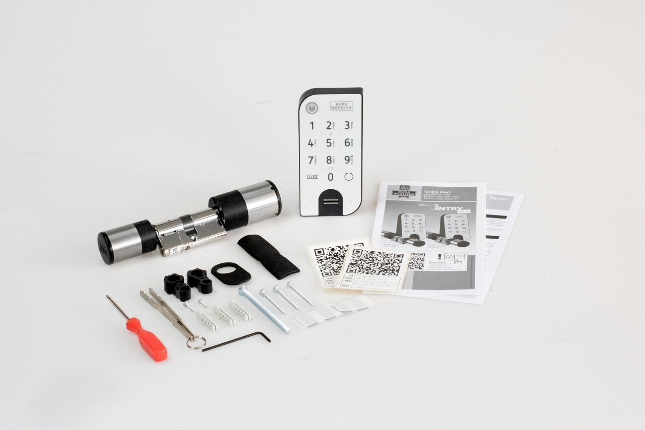 Burg Wächter ENTRYeasy 7602 FP Türschloss Set Fingerprint Smartlock