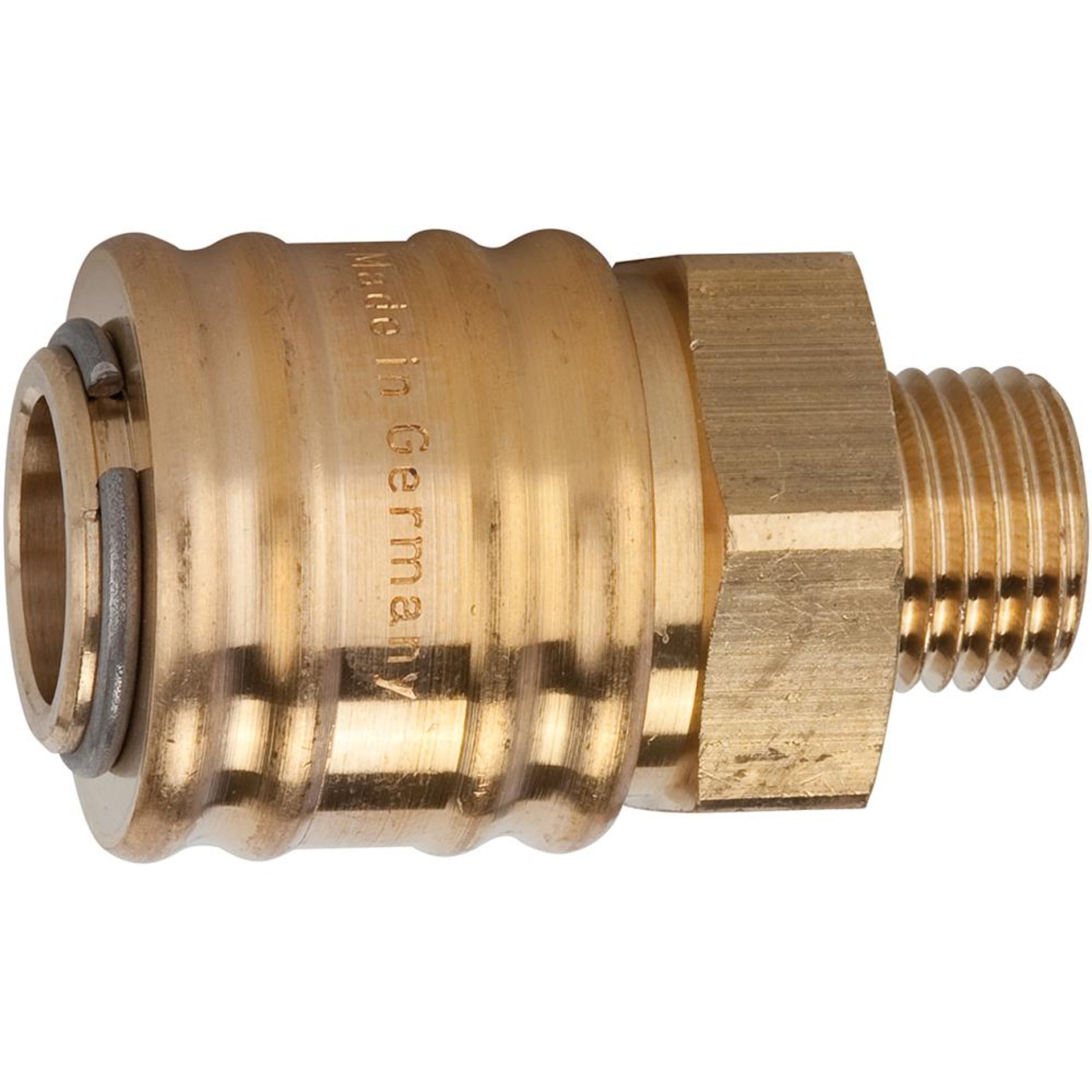 Schnellverschlusskupplung NW 7,2, Messing,
