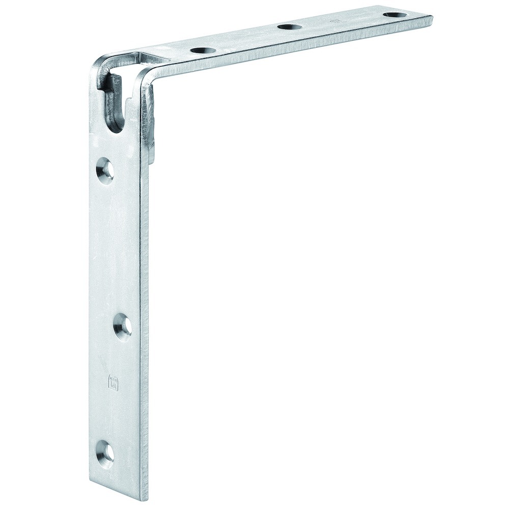Schieb.ft.türladen-Tragwinkel,150-94,B30mm,H158mm,L158mm,S5mm,Edelstahl