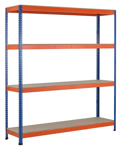 Schulte Weitspannregal Z1 Grundregal 3048x2450x926mm 4 Ebenen Spanplatte Fachlast 500kg