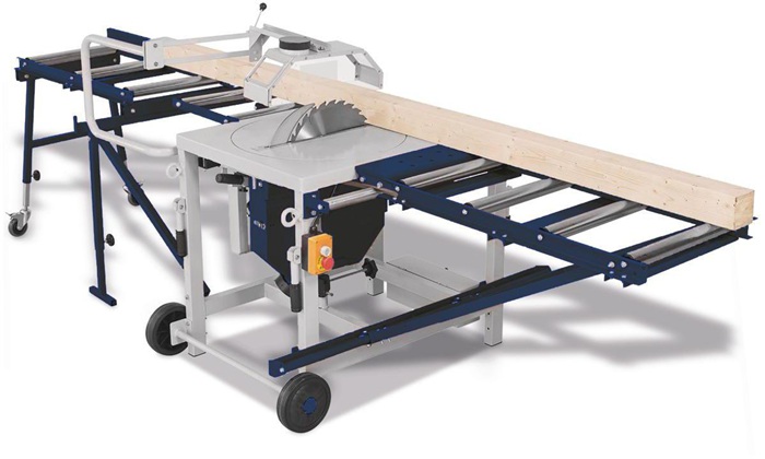 Stürmer Holzkraft Auslegerset für Tischkreissäge TKS-Z 400 mit 2x 1000mm Rollenbahnen