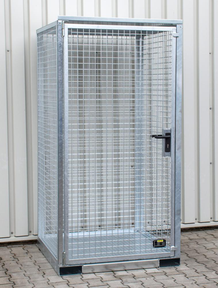 Bauer Südlohn Gasflaschen-Container mit Tränenblechboden