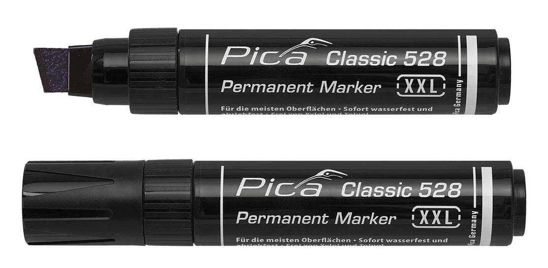 Pica Classic Permanentmarker XXL, schwarz, Keilspitze 4-12mm 51 10