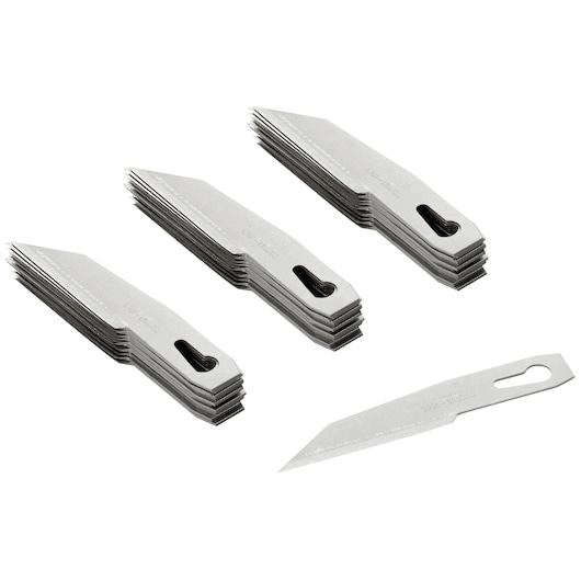 Stanley Ersatzklingen 5901 (1-11-221) gerade Schneide 60mm 0.63mm 50 Stück