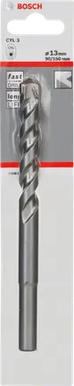 Bosch CYL-3 concrete drill bit 13mm for masonry.