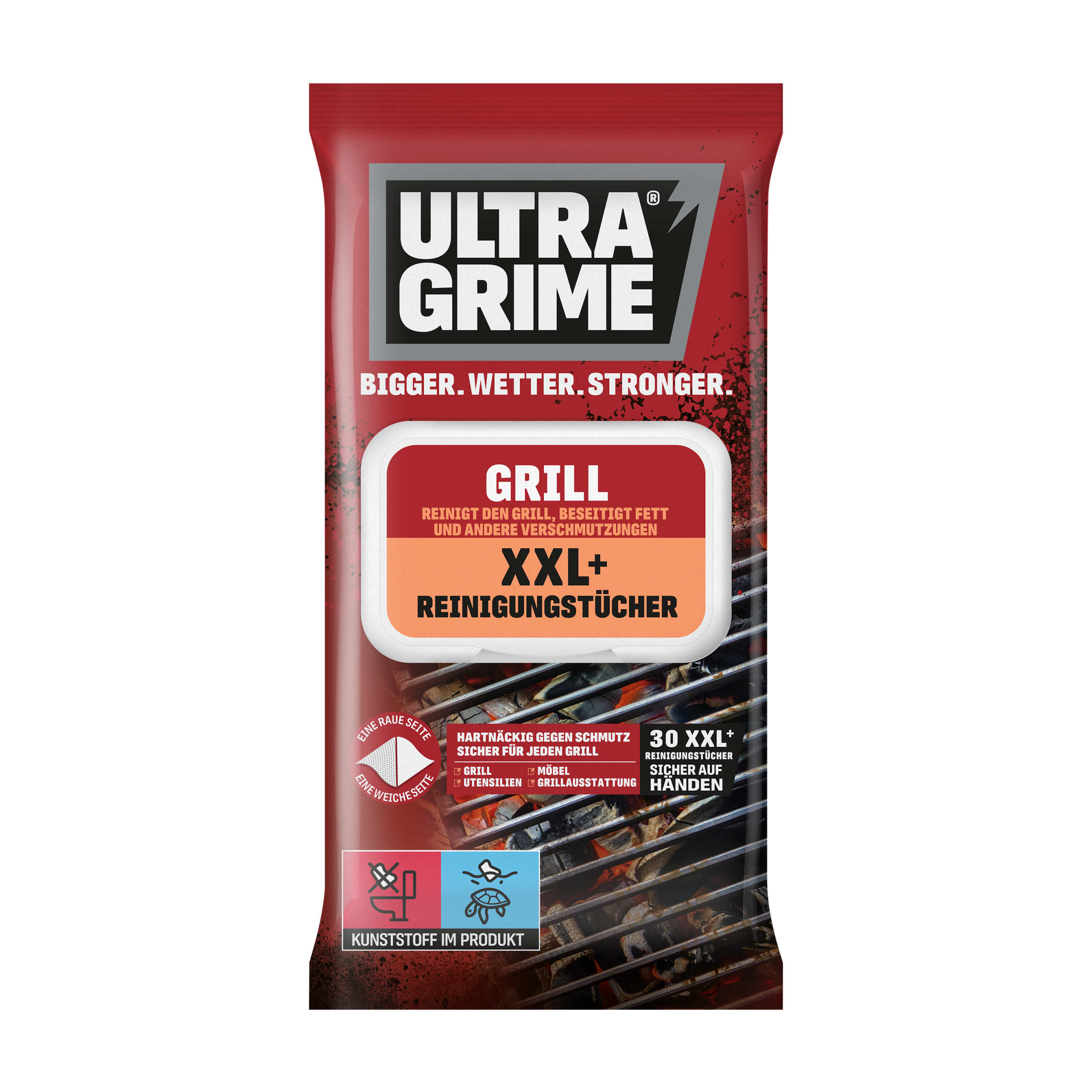 Ultra Grime BBQ Feuchtreinigungstücher (30 Tücher)