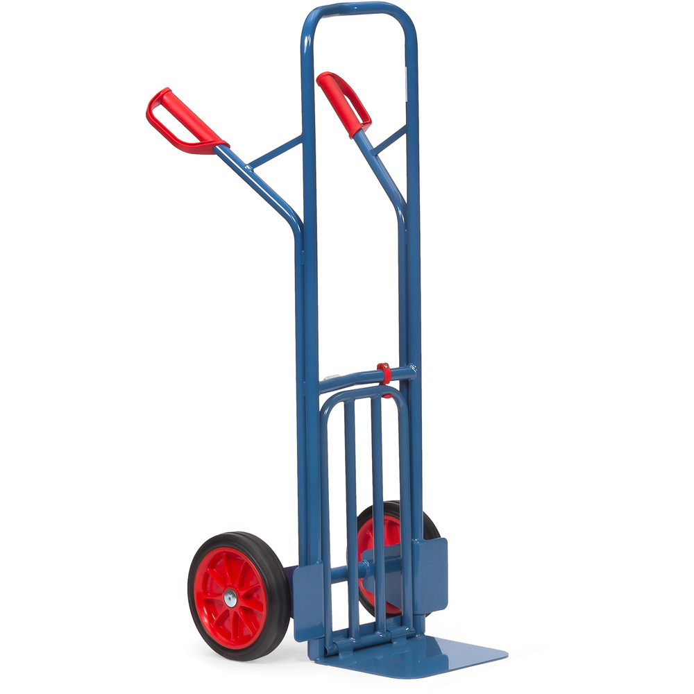 Fetra Paketkarre K1326V 300 kg Vollgummiräder 260x56mm Stahlrohr Klappschaufel