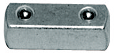 Gedore Verbindungsvierkant 1/2" (12,5 mm) 38 mm Chrom-Vanadium-Stahl
