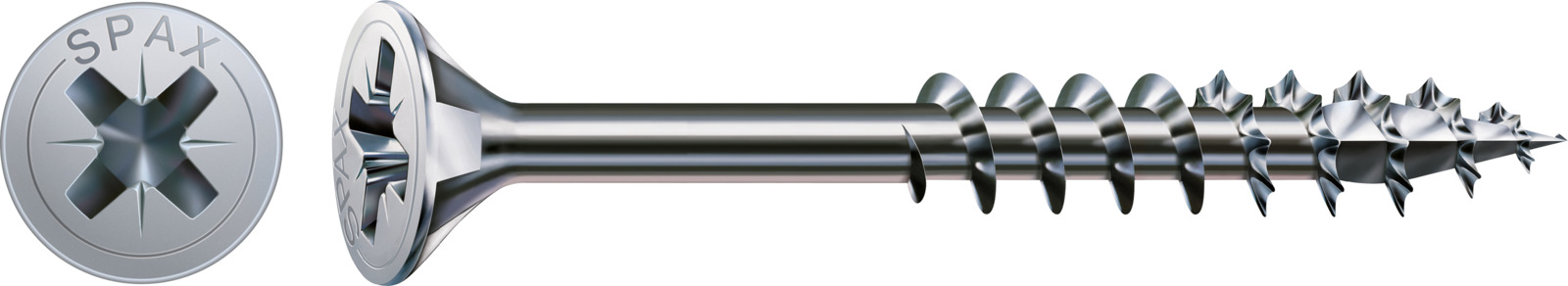 SPAX Senkmultikopf Kreuzschlitz Z3 Teilgewinde WIROX 6x100mm (100)