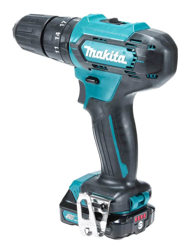 Makita Akku-Schlagbohrschrauber HP333DSAX1 12V maximal 2,0Ah 2 Akkus + Ladegerät