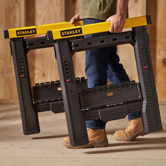 Stanley Unterstellbock Vario Paar STST1-70559 Höhenverstellbar Breitenverstellbar 450kg