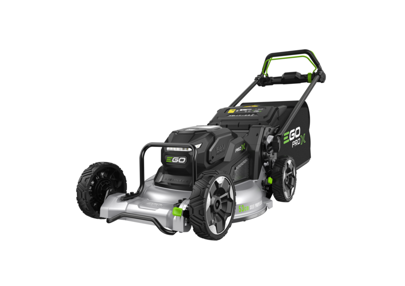 EGO LMX5300SP PRO X 53 cm Rasenmäher mit Radantrieb und zwei Akkueinheiten