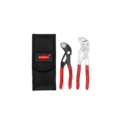 Knipex 00 20 72 V01 Mini-Zangenset in Werkzeuggürteltasche 1 x 86 03 150, 1 x 87 01 125