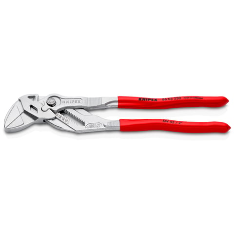 Knipex Zangenschlüssel 86 03 250 verchromt Kunststoffgriffe 250 mm