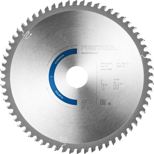 Kreissägeblatt ALUMINIUM/PLASTICS HW 216x2,3x30 TF64, Elektronik, Hardware, Computerausrüstung, Festplatte