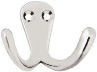 Format Hut- / Mantelhaken Nox" Aluminium poliert 32x52mm" Format Hut- / Mantelhaken Nox" Aluminium poliert 32x52mm"