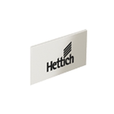 HETTICH ArciTech Abdeckkappe, Edelstahl Optik mit Hettich Logo