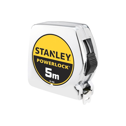 Stanley Bandmaß PowerLock 5m 19mm Kunststoffgehäuse Genauigkeitsklasse II