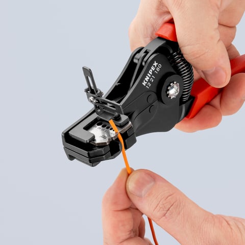 Knipex Abisolierzange 12 21 180 mit Formmessern 180 mm
