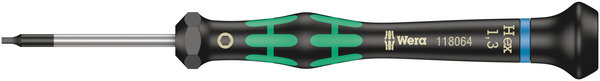 2054 Screwdriver for hexagon socket screws for electronic applications, 1.3 x 40