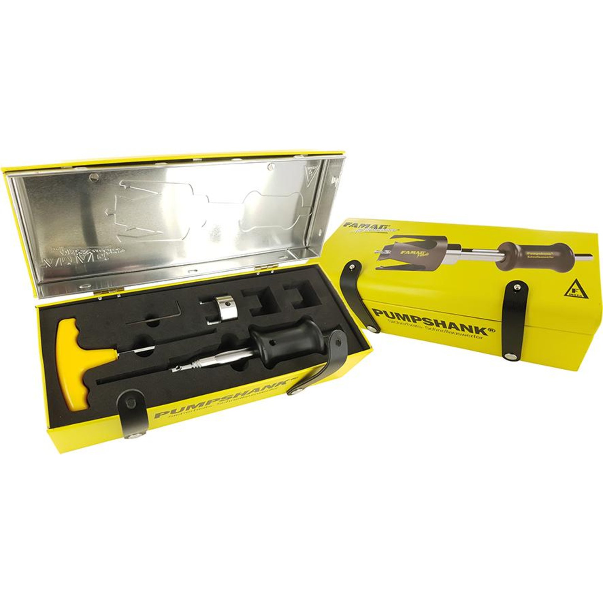 Famag Pumpshank mit Adapter und Vorbohrer 4-teilig
