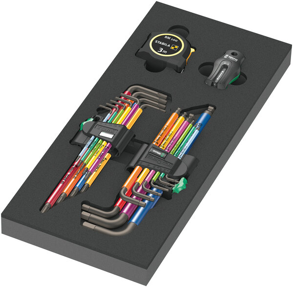 9740 Foam insert L-key set 1, 20 pieces