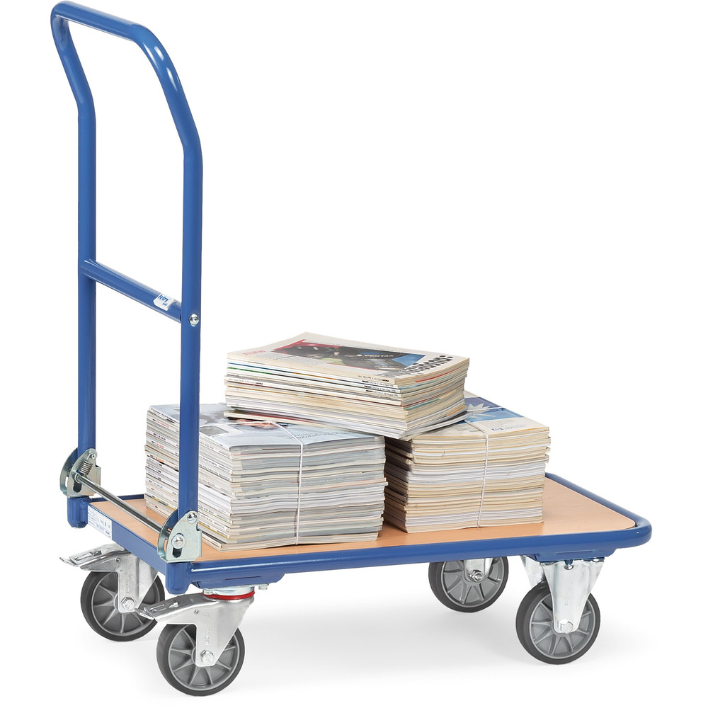 Fetra Klappwagen 1132 250 kg Stahlrohr pulverbeschichtet Holzwerkstoffplatte
