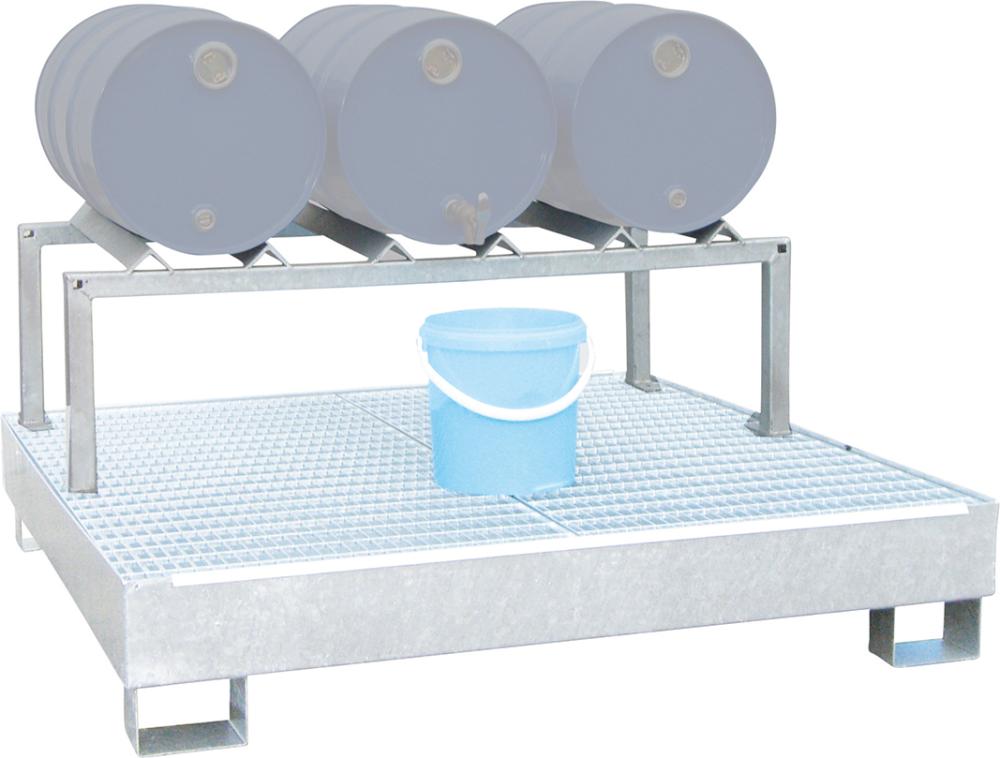 LaCont Fassbock Stahl f.3 Fässer a 60 l feuerverz.