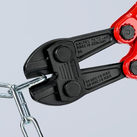 Knipex Bolzenschneider 71 72 460 460 mm grau atramentiert mit Mehrkomponenten-Hüllen