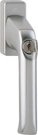 HOPPE® Fenstergriff absperrbar London 013S/U34, ohne Schrauben, Aluminium