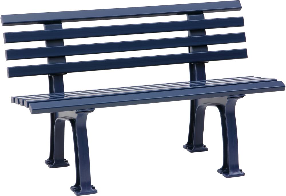 Gartenbank IBIZA 2-Sitzer Länge 1200 mm blau Blome