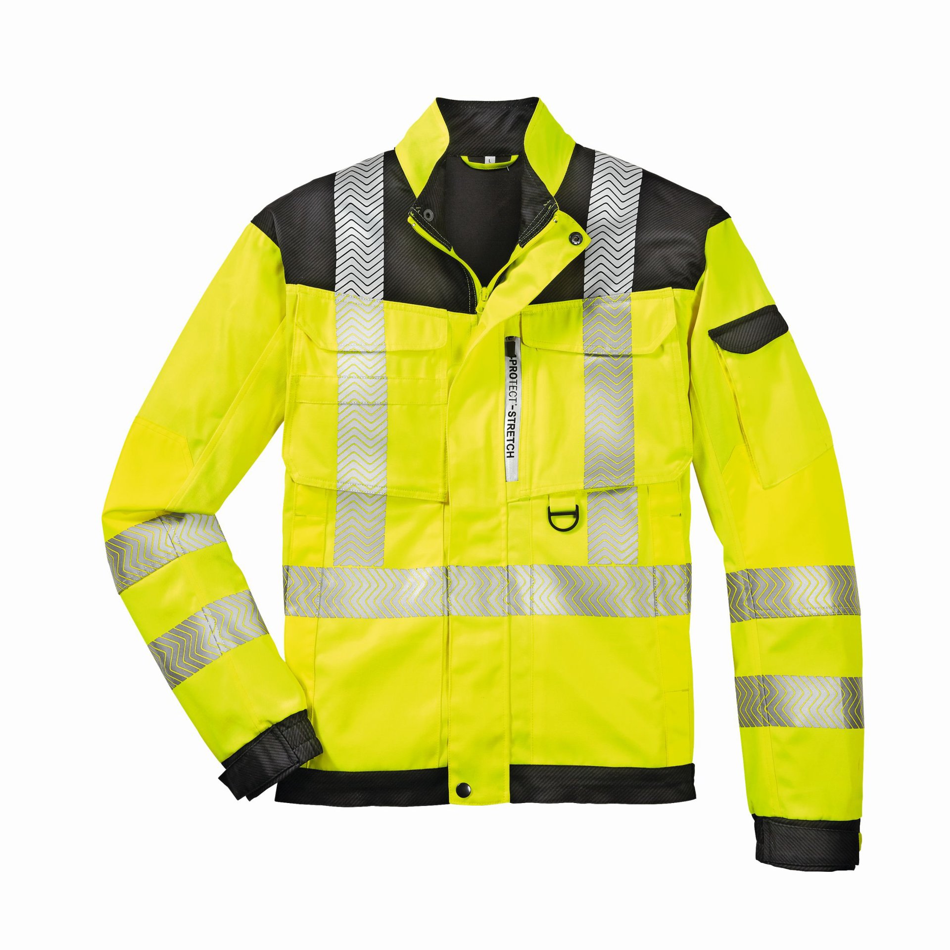 4PROTECT® Warnschutz-Bundjacke KENTUCKY S, leuchtgelb/grau