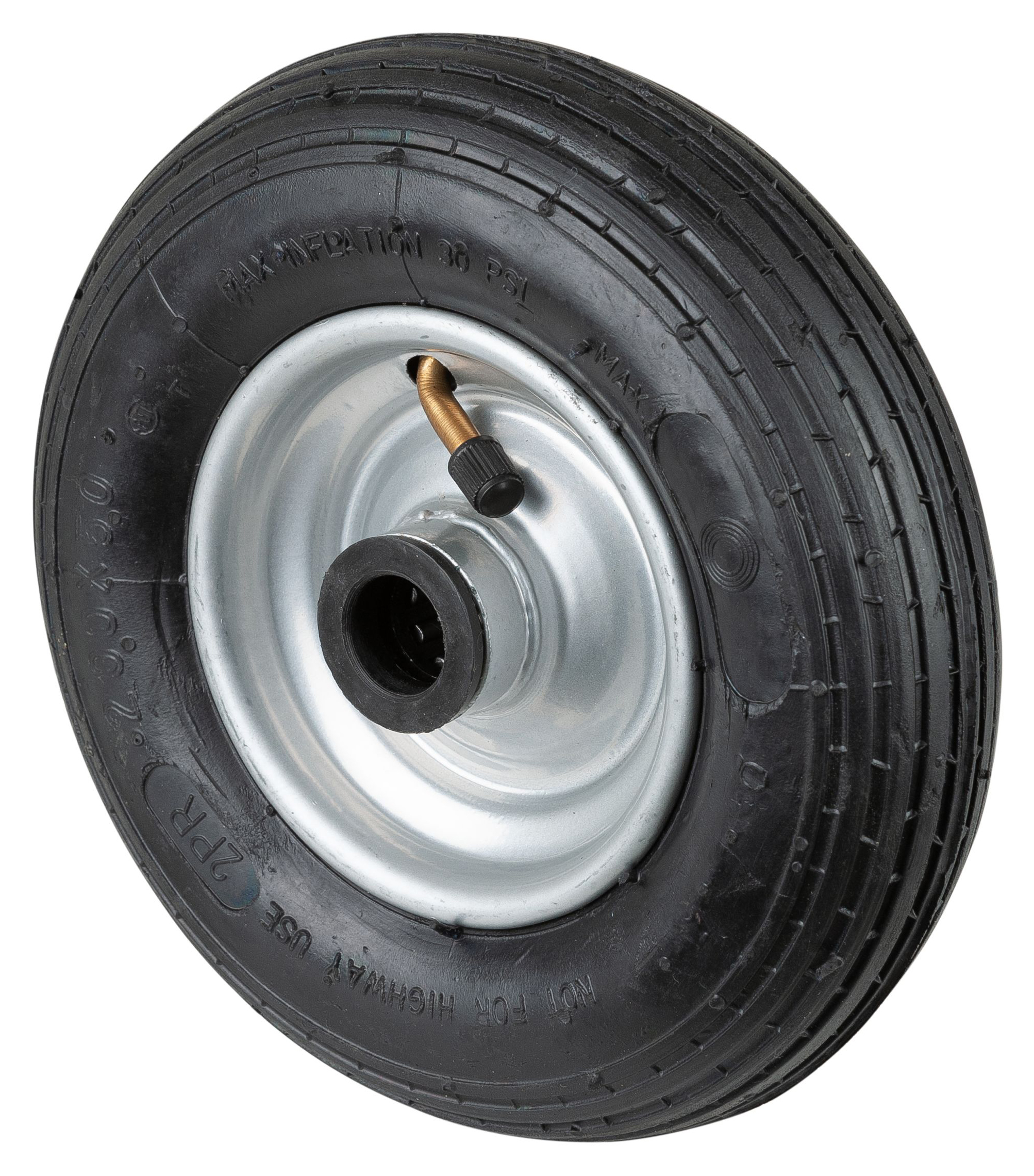 BS Rollen Luftrad C90.201 200 mm 80 kg Stahlfelge Gummi Rollenlager Rillenprofil