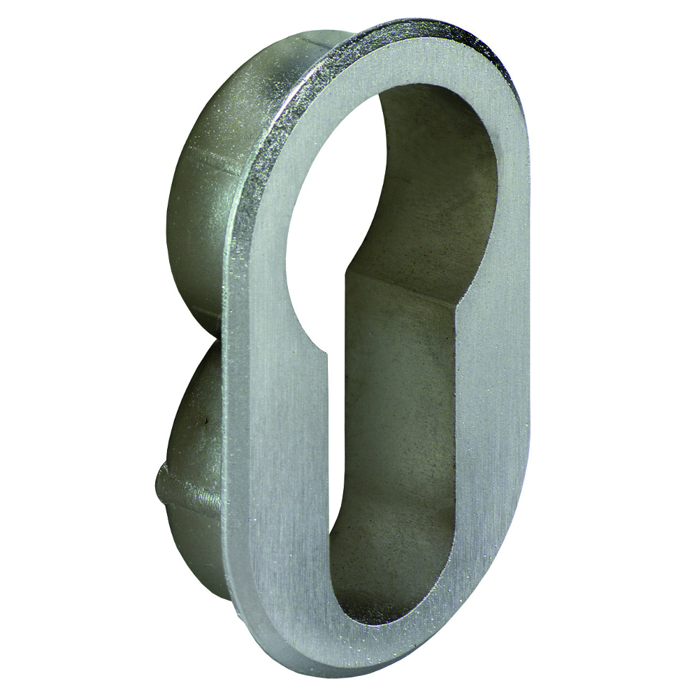 Junie PZ-Rosette vernickelt oval
