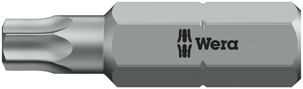 Wera 867/1 Z TORX BO Bits mit Bohrung, TX 25 x 25 mm 867/1 Z TORX® BO bits with bore hole, TX 25 x 25 mm