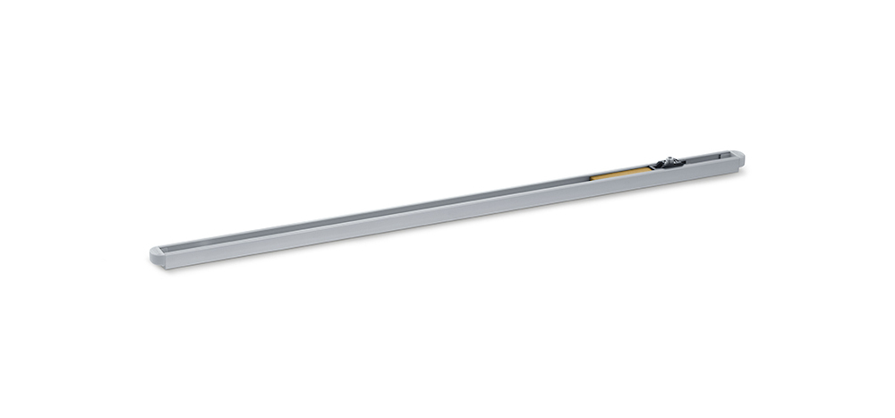 GEZE Gleitschiene Boxer EFS,Höhe 12 mm,silberfarbig elox.