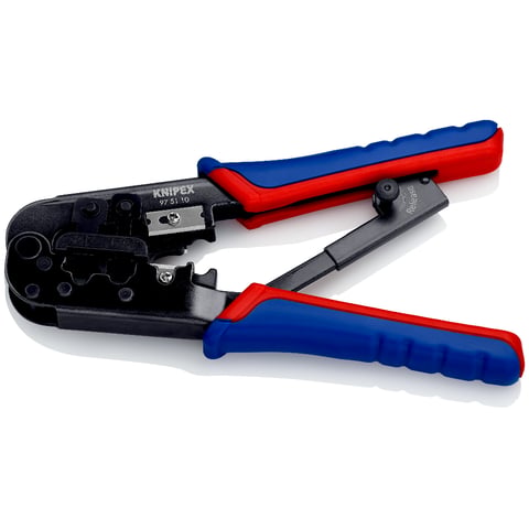Knipex Crimpzange für Westernstecker 97 51 10 190 mm RJ11/12 RJ45