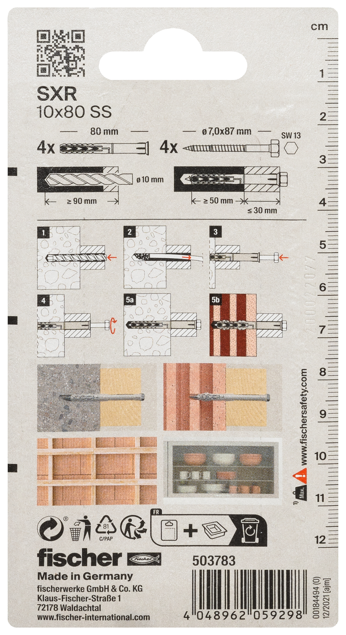 Produktbild, Text, Papier, QR Code