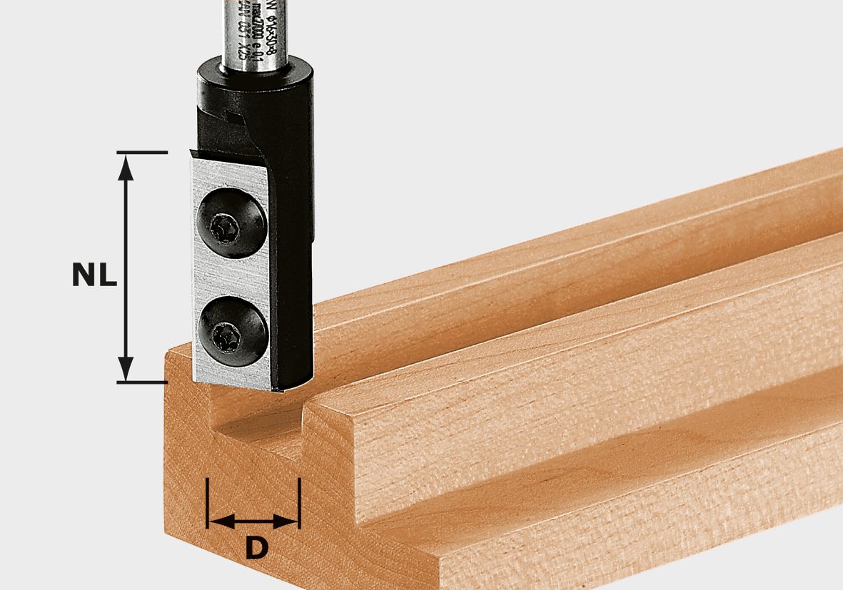 Nutfräser-Wendeplatten HW S8 D10/25 WP Z1, Holz, Klammer, Gerät, Werkzeug