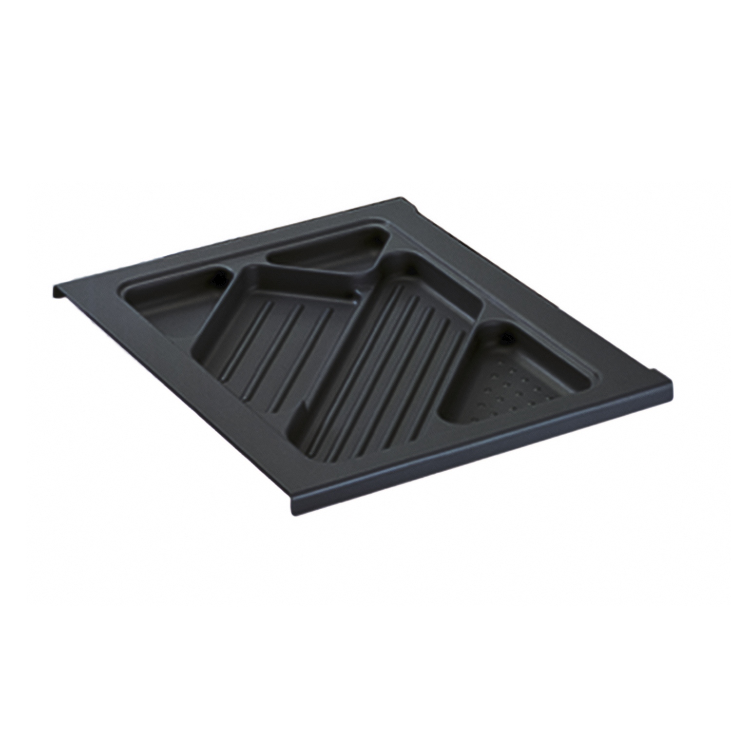 HETTICH Schreibmaterialschale, Höhe 28 mm, 380 / 392, schwarz